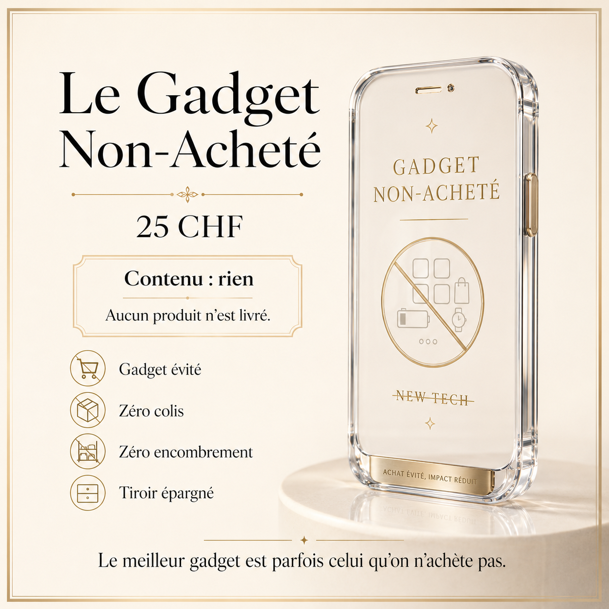 Das nicht gekaufte Gadget